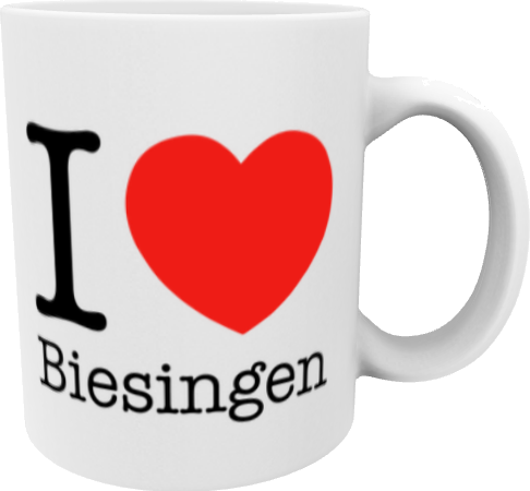 Tasse "I Love Biesingen"