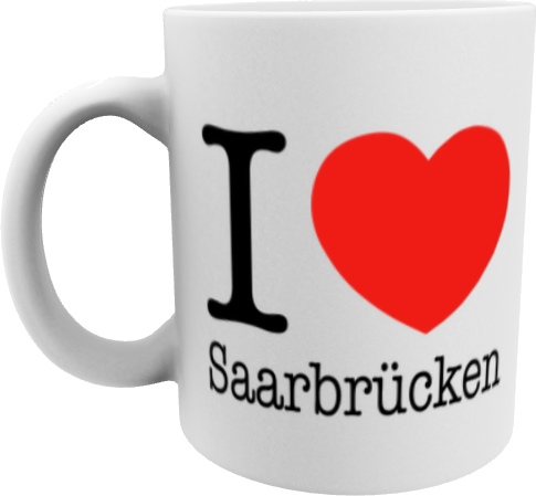 Tasse "I Love Saarbrücken"