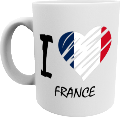 Tasse "I Love France"