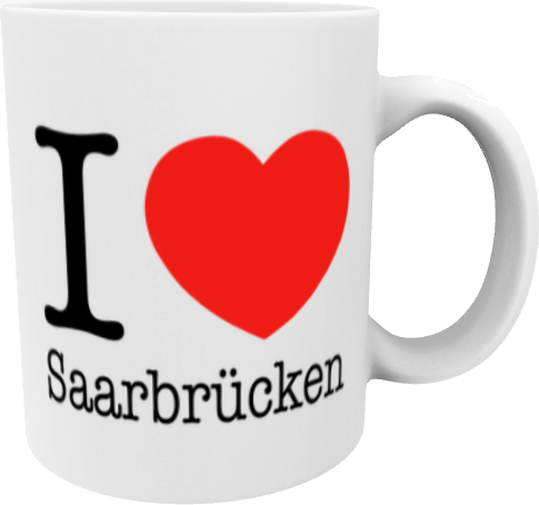 Tasse "I Love Saarbrücken"