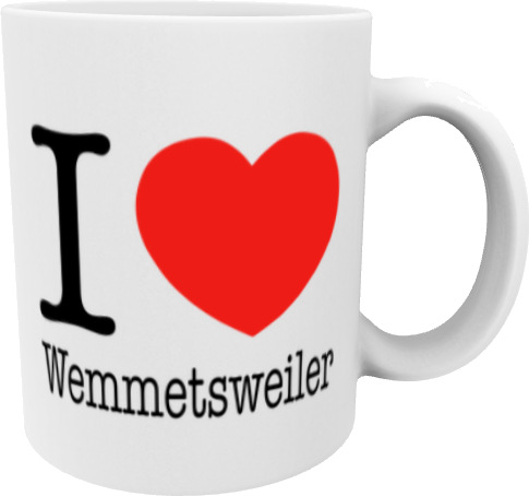 Tasse "I Love Wemmetsweiler"