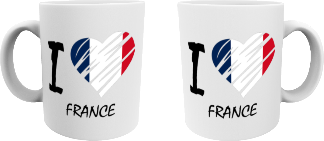 Tasse "I Love France"