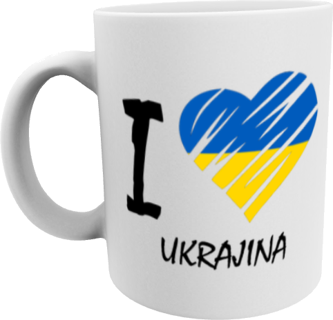 Tasse "I Love Ukrajina"