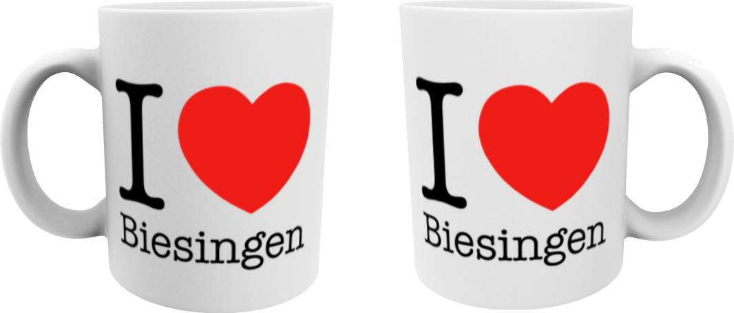 Tasse "I Love Biesingen"