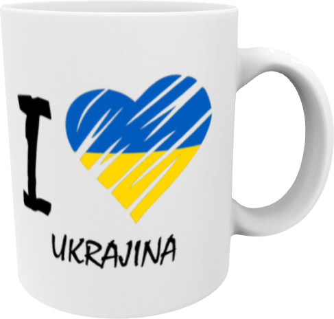 Tasse "I Love Ukrajina"